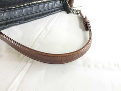 CHANEL Calfskin Quilted Chain Shoulder Bag