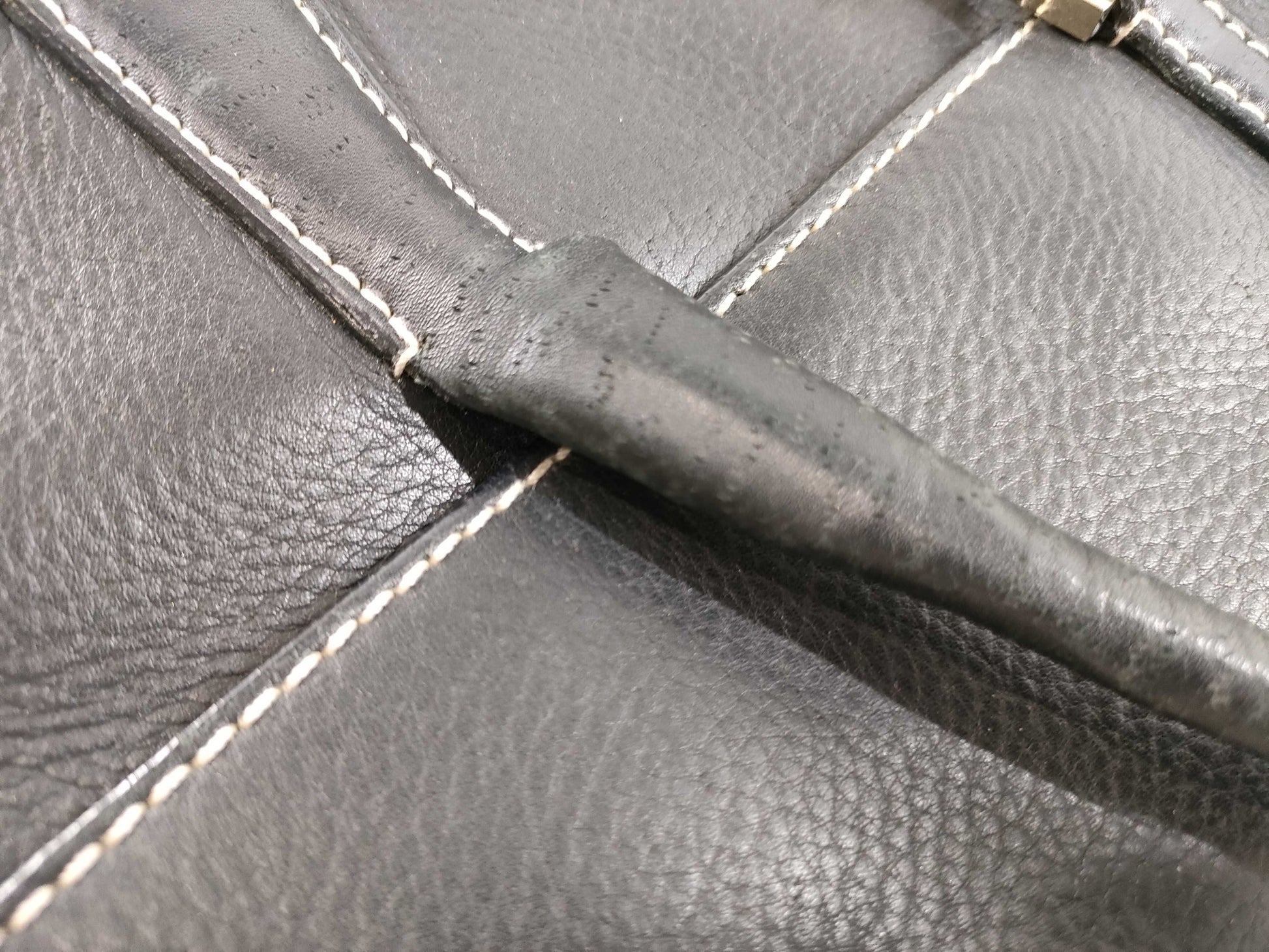 Salvatore Ferragamo black leather handbag