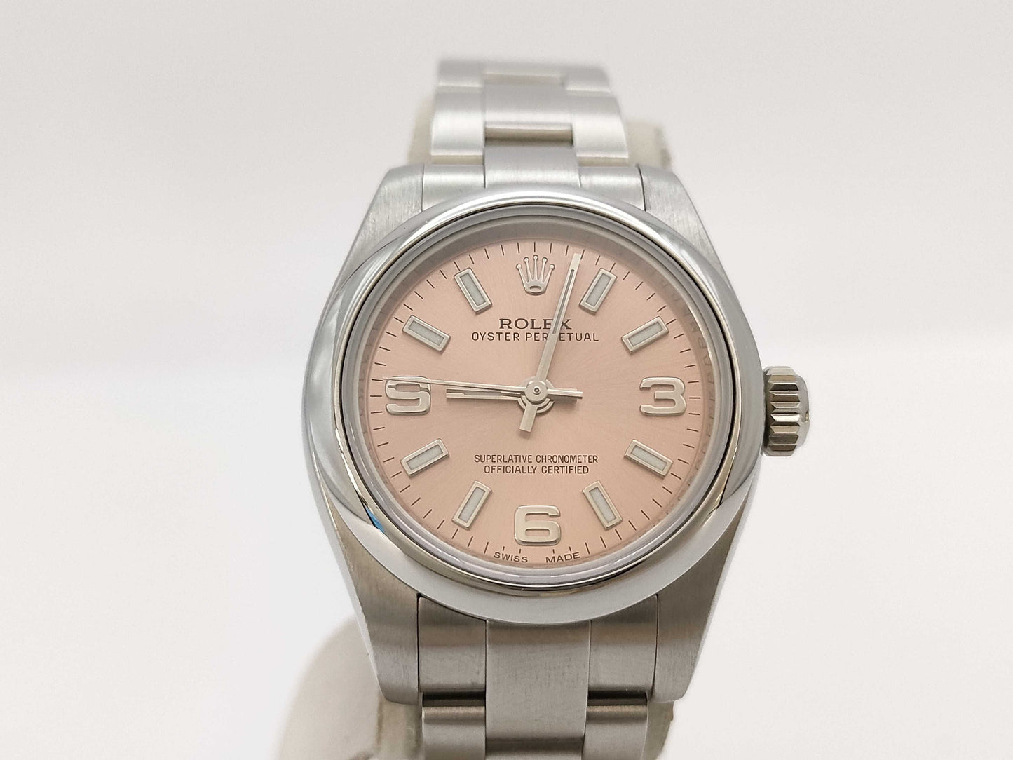 ROLEX 176200 631V8466 Pink Dial Women's Watch