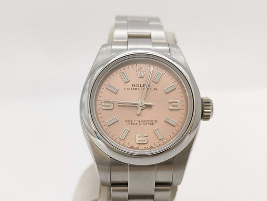 ROLEX 176200 631V8466 Pink Dial Women's Watch