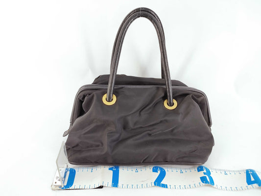 CELINE Nylon Tote Handbag