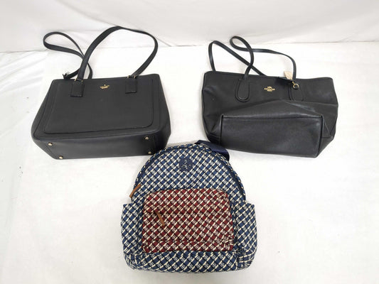 COACH Kate Spade/Tory Burch/Tote/Nylon Backpack 3-Piece Tote Bag