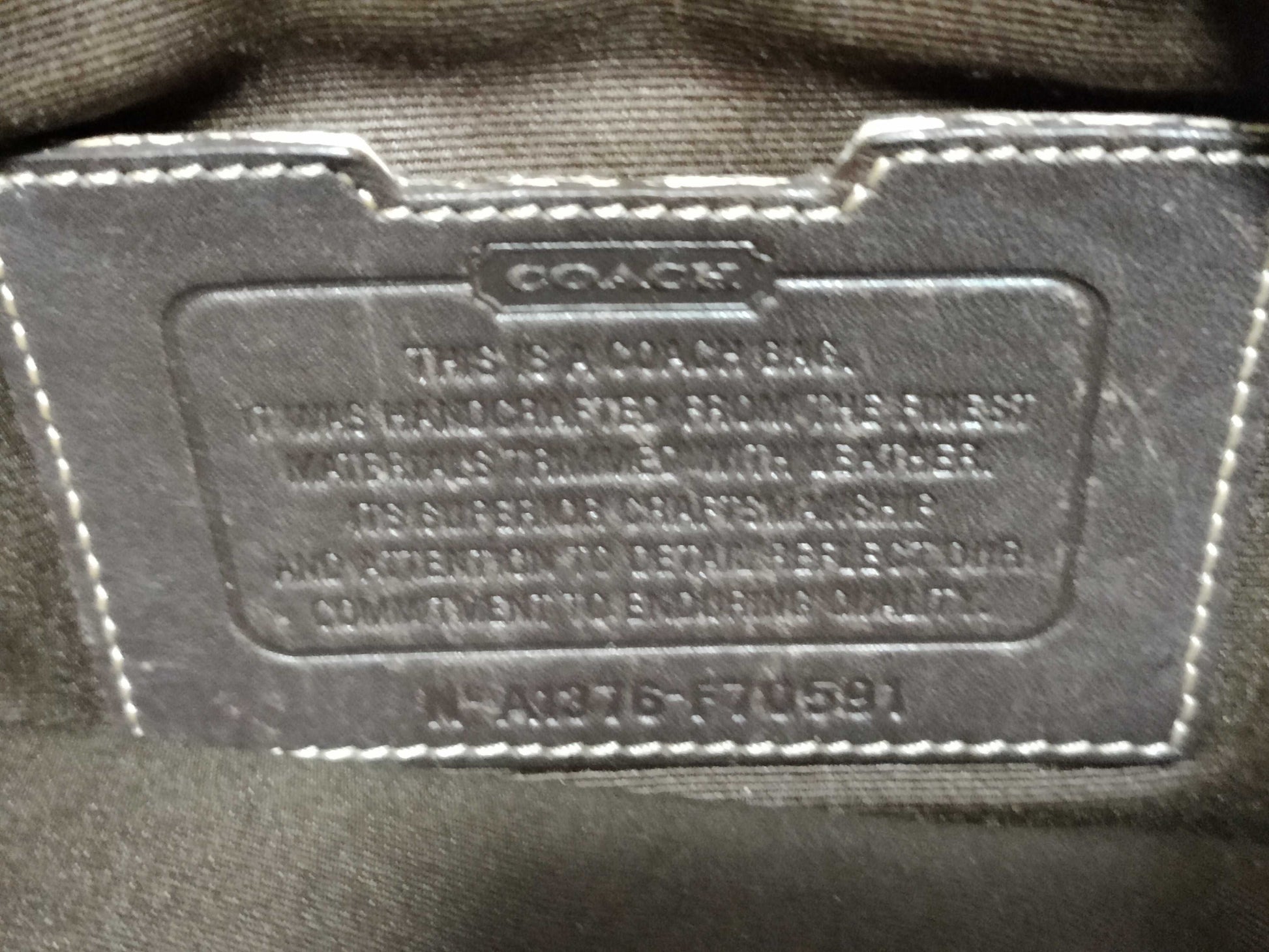 COACH Signature Signature Bag 2-Piece Set Shoulder Bag