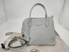 HERMES Bolide 31 Taurillon Clemence Leather Handbag in Pastel Blue with Silver Hardware [Stamped] D