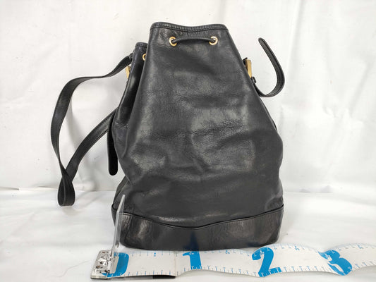 LOEWE Leather Drawstring Shoulder Bag