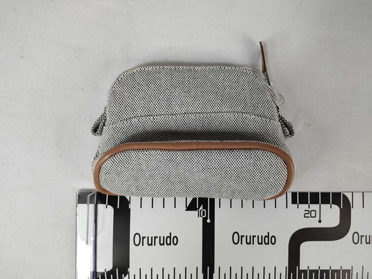 HERMES Bolide Mini Pouch Cotton with Tag