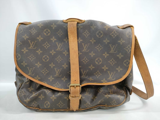 LOUIS VUITTON Monogram M42254 Saumur 35 Shoulder Bag