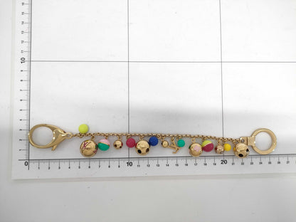 LOUIS VUITTON M62226 Porte Clès Chaine Grullo Bell Motif Key Case/Key Holder