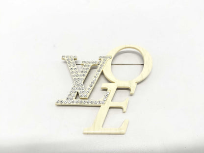 LOUIS VUITTON M65490 Broche That's Love Brooch Rhinestone A Brooch