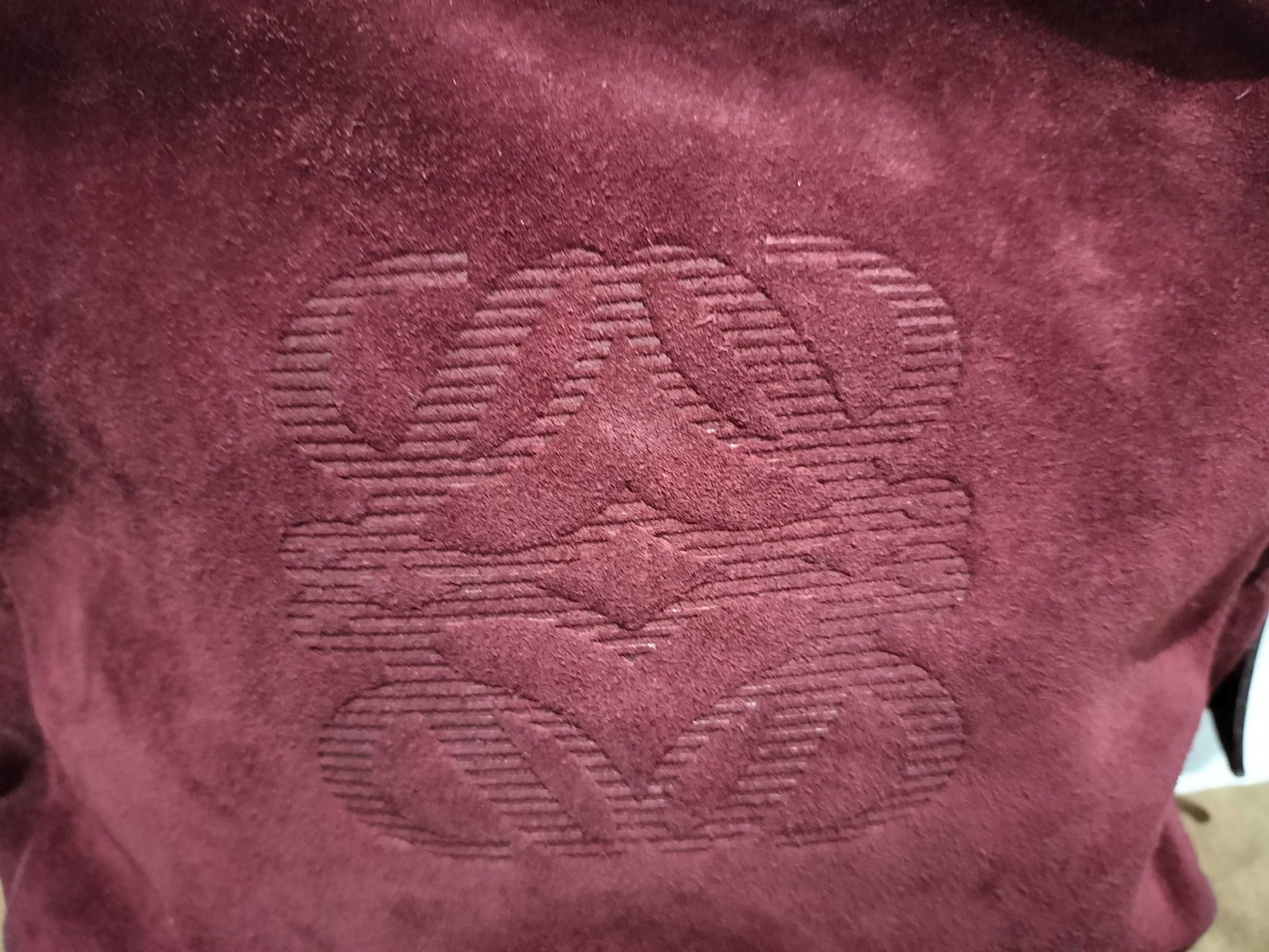 LOEWE Suede Anagram Shoulder Bag