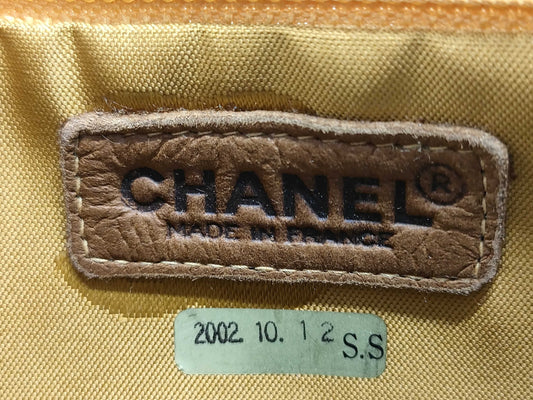 CHANEL Suede Chain Shoulder Coco Pouch Shoulder Bag