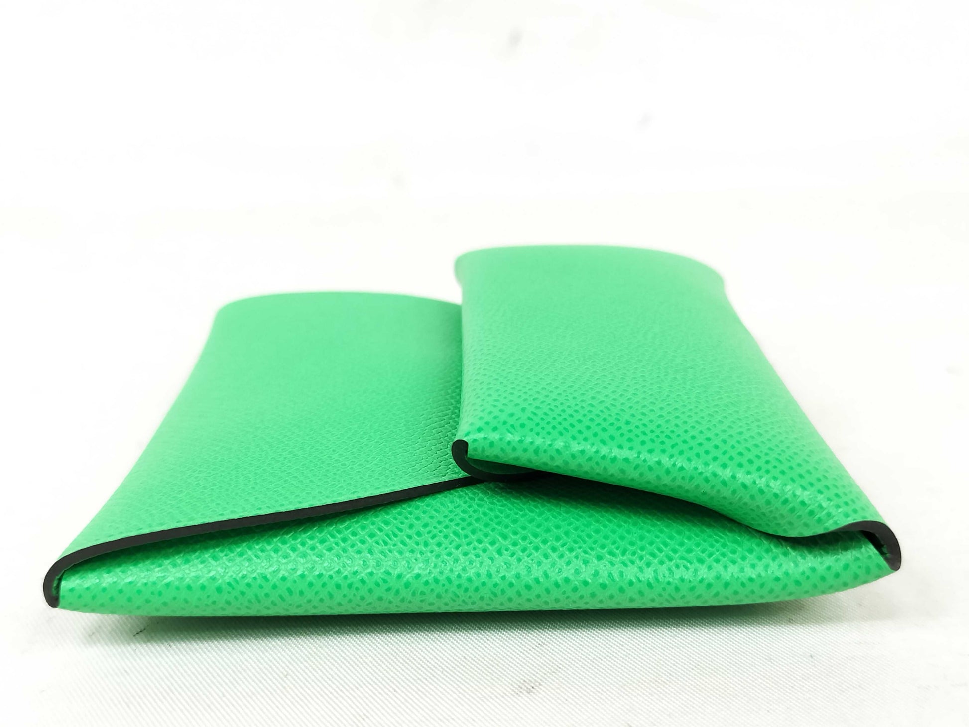 HERMES Calvi Green Coin Case