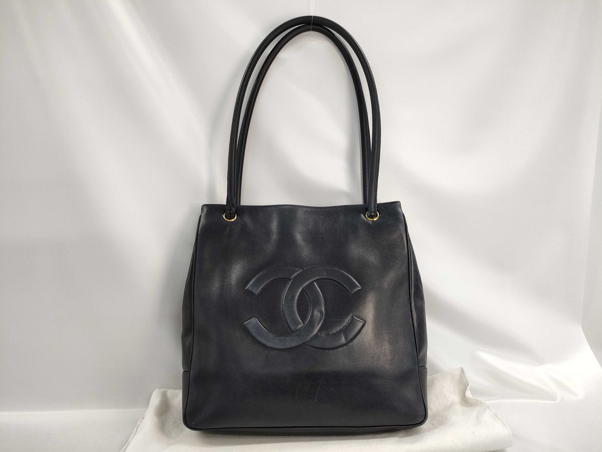 CHANEL Lambskin Coco Tote Bag