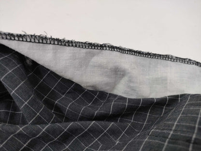 Dior Pajama Shirt/2 Pockets/Checkered/Gray Tops