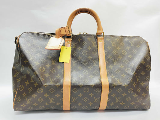LOUIS VUITTON Monogram M41416 Keepall Bandouliere 50 Boston Bag