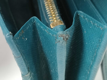 LOUIS VUITTON Monogram Zippy Prada Saffiano Long Wallet