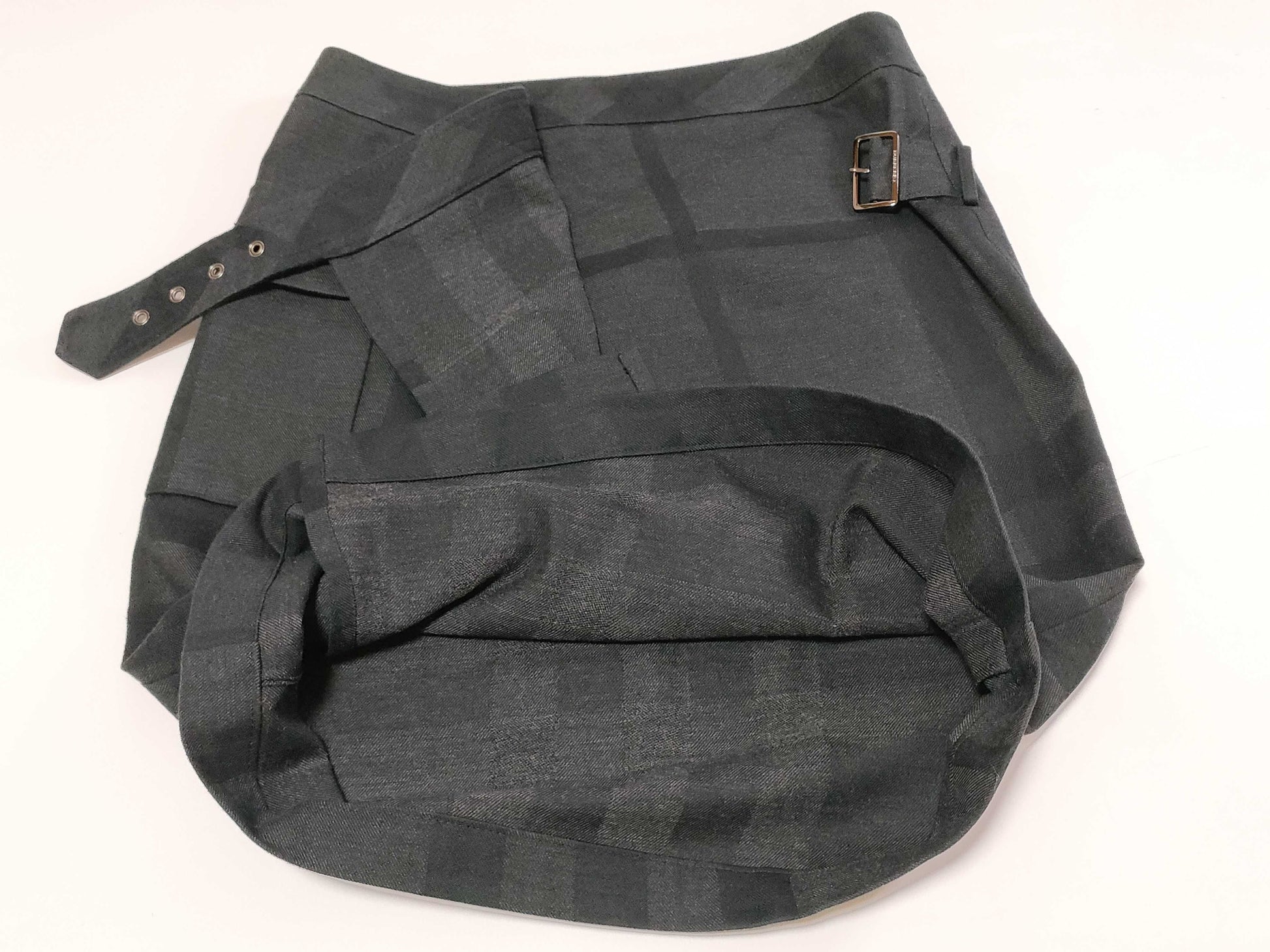 BURBERRY Check Skirt Black Skirt