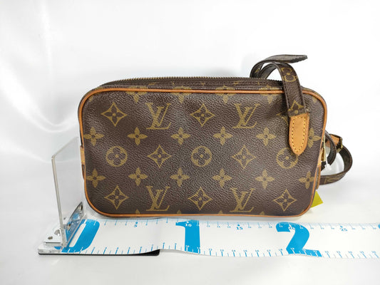 LOUIS VUITTON Monogram M51828 Pochette Marly Bandouliere Shoulder Bag