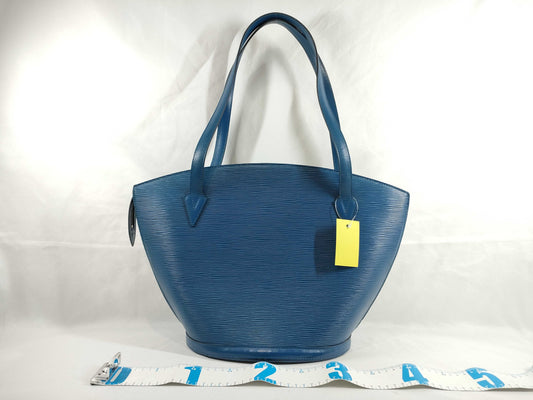LOUIS VUITTON Epi Saint-Jacques Blue Handbag