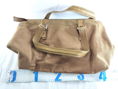 Yves Saint Laurent Canvas/Leather Tote Bag