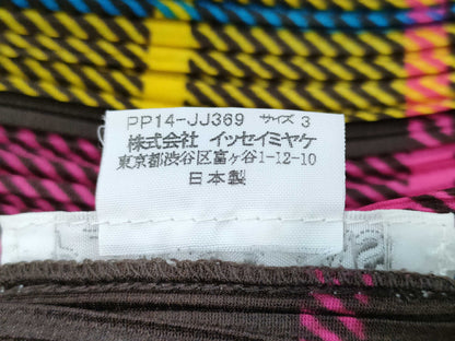 ISSEY MIYAKE Pleats Please Patterned Shirt Check Top