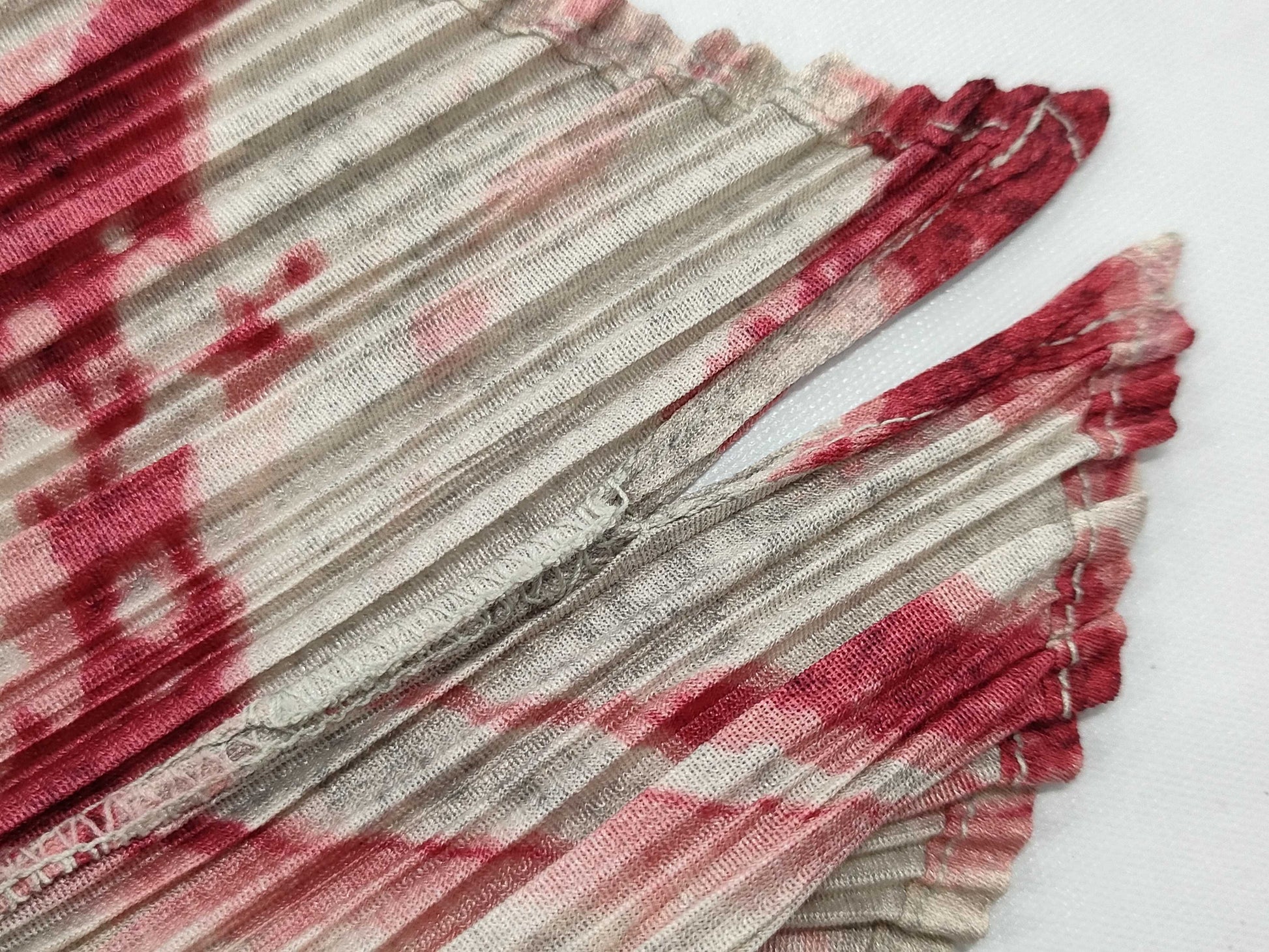 ISSEY MIYAKE Pleats Please Patterned Top, Red Top