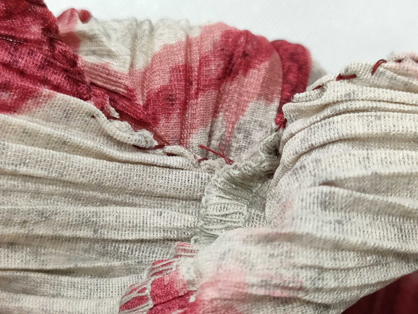 ISSEY MIYAKE Pleats Please Patterned Top, Red Top