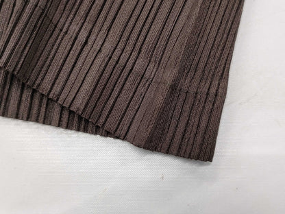 ISSEY MIYAKE Pleats Please Pocket Pants, Brown