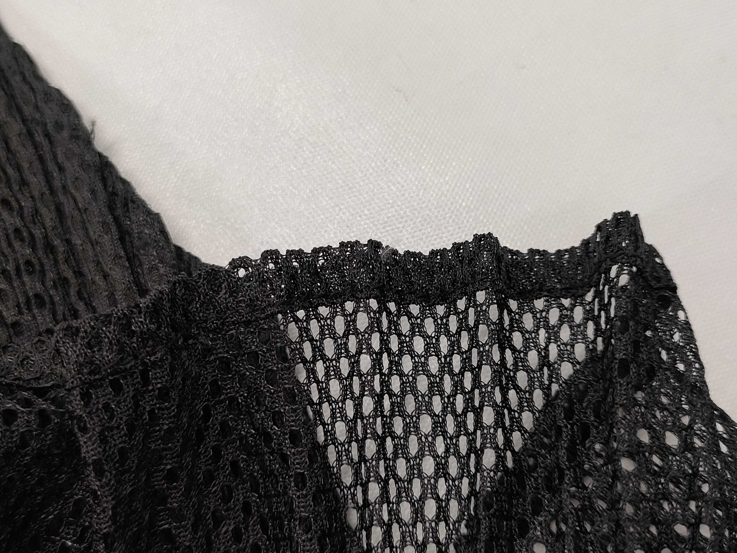 ISSEY MIYAKE Pleats Please Sleeveless High Neck Ruffle Top