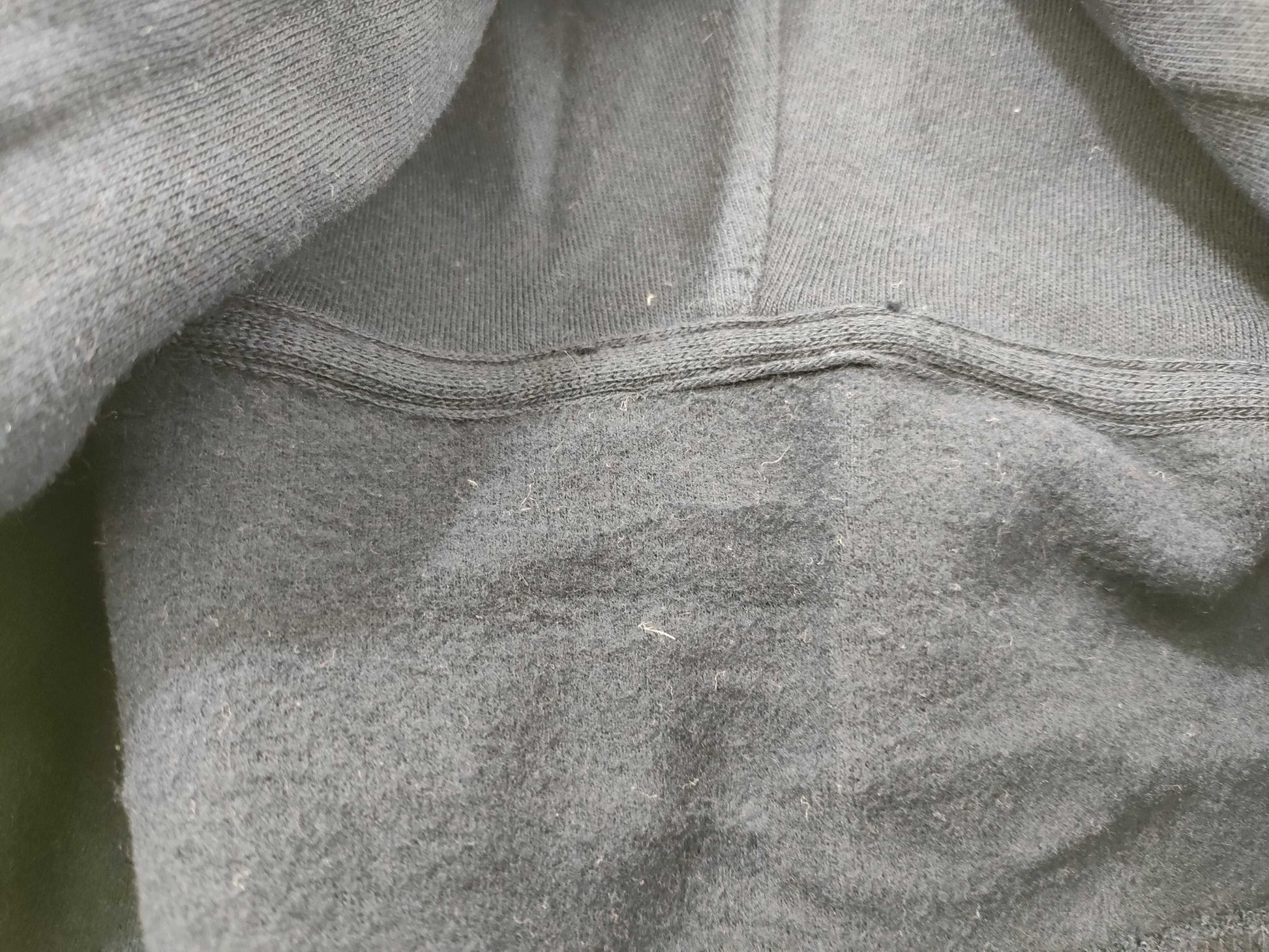 HERMES embroidered hoodie with missing back tag.