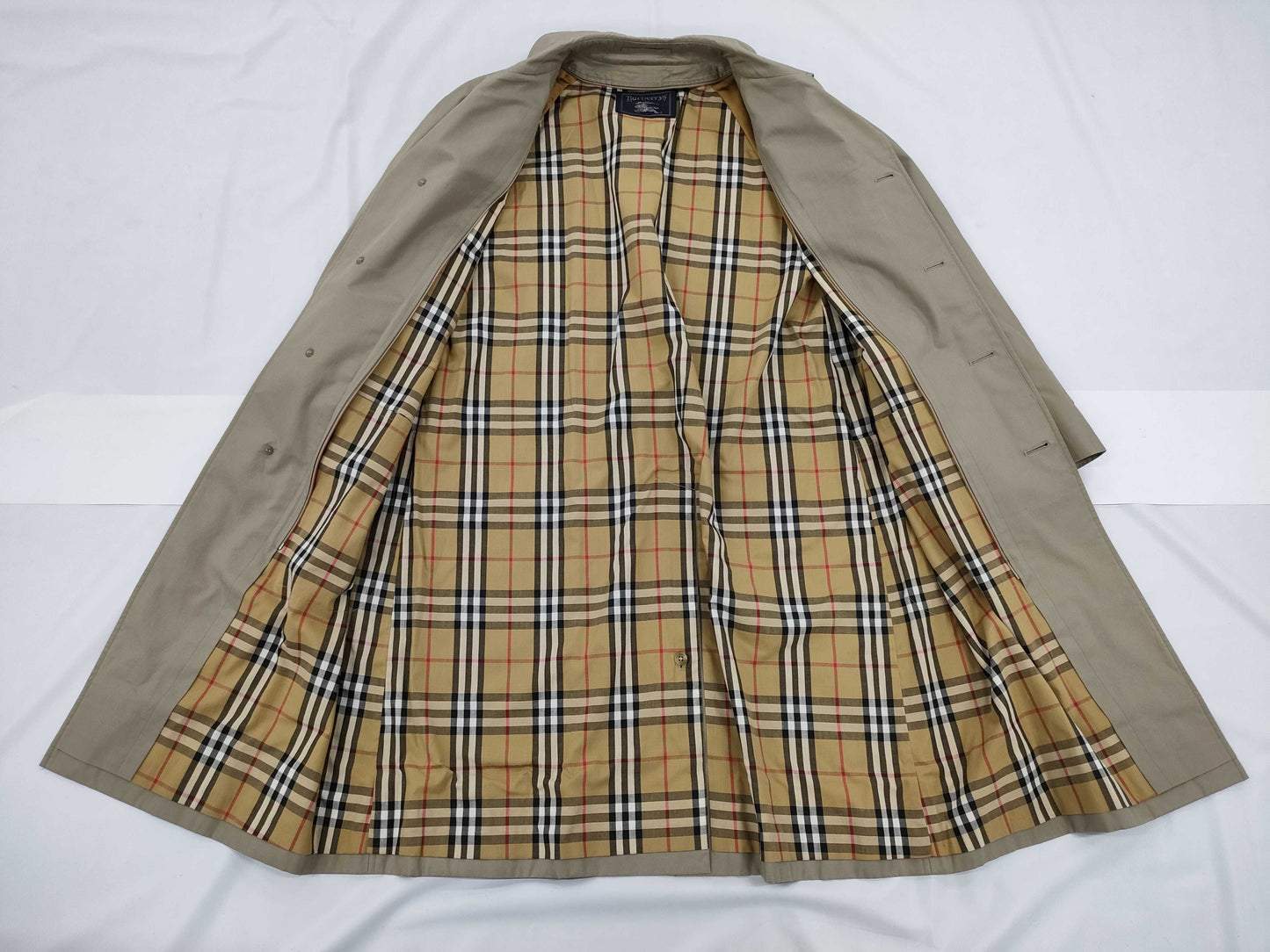 BURBERRY Trench Coat with Check Lining