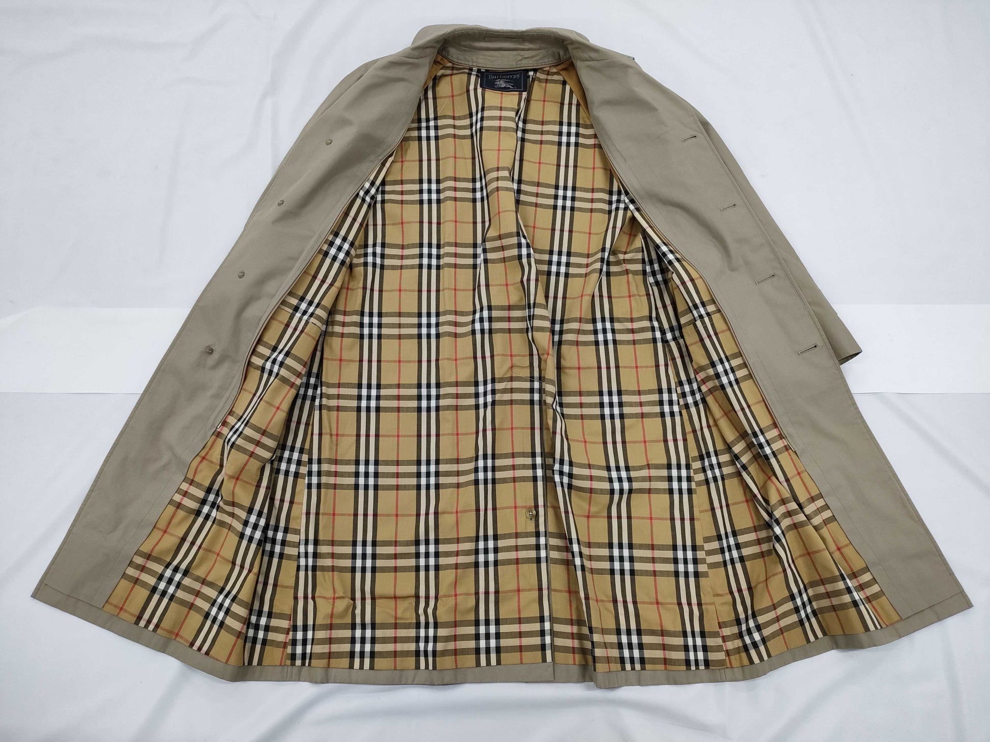BURBERRY Trench Coat with Check Lining