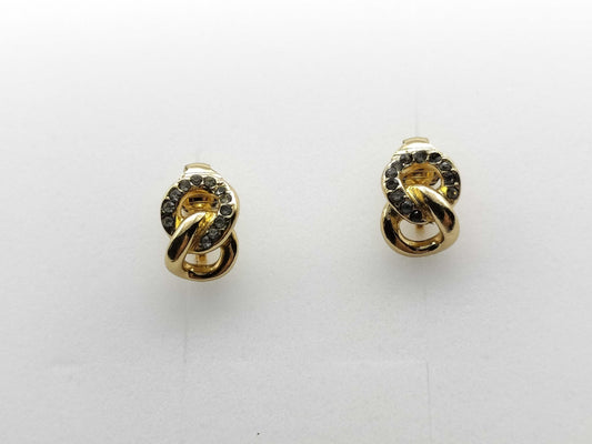 Dior Rhinestone Earrings 
