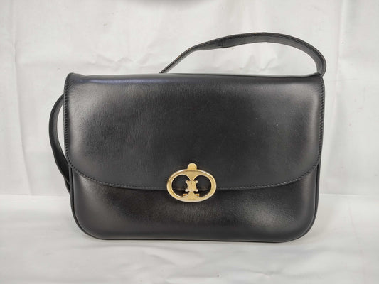 CELINE Leather Shoulder Bag Shoulder Bag