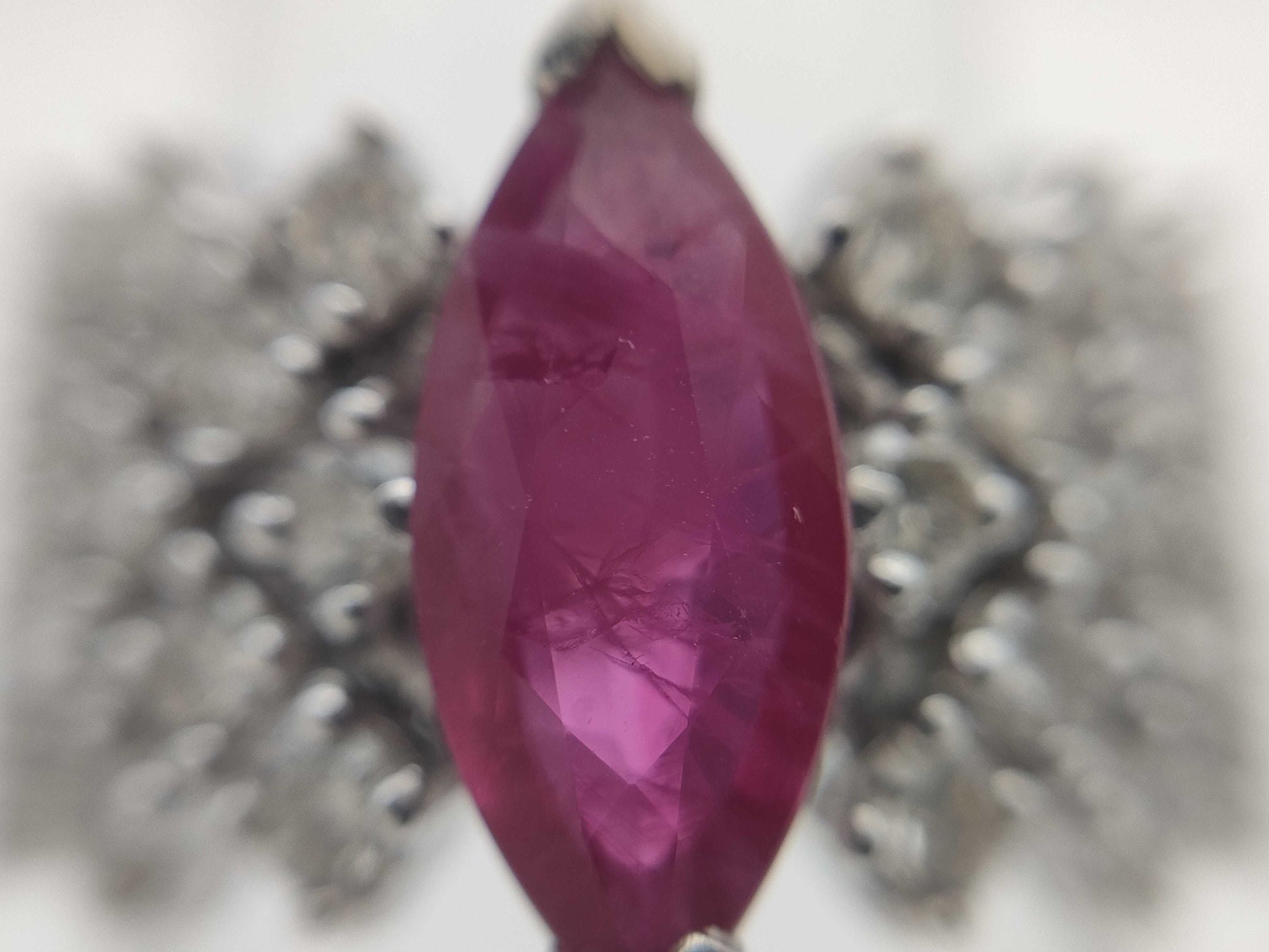 R1.70ct D3.35ct K18 9.5g Ring 