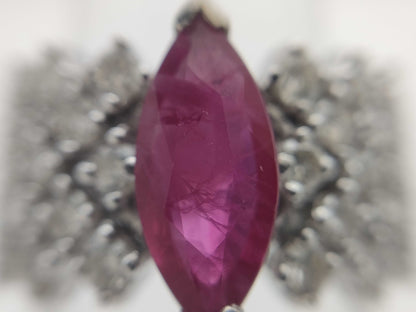 R1.70ct D3.35ct K18 9.5g Ring 