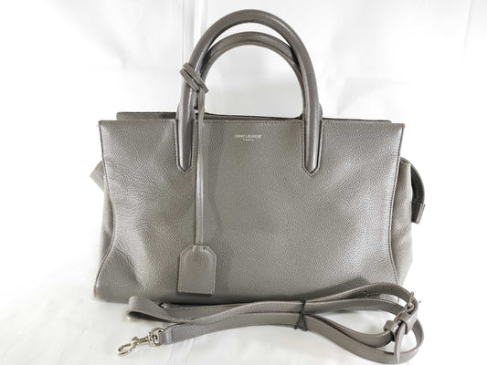 Yves Saint Laurent Cavalieve Gauche Grey Handbag