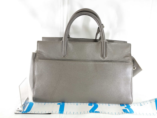 Yves Saint Laurent Cavalieve Gauche Grey Handbag