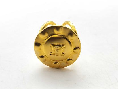CELINE Metal Scarf Ring Gold Other Accessories