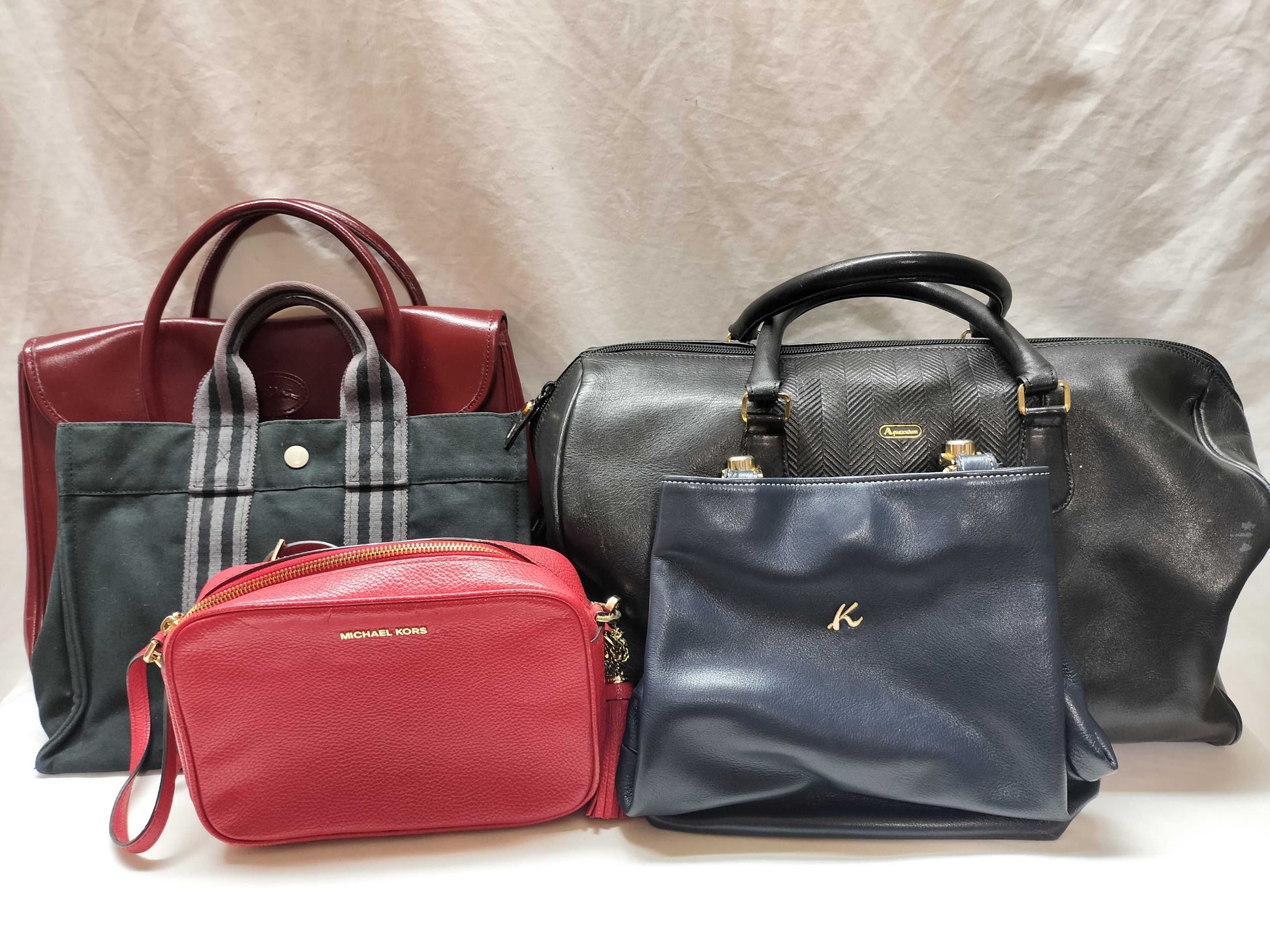 HERMES Foul Tout, Longchamp, Michael Kors, Aquascutum, and other brand bags, bundled together*5 tote bags