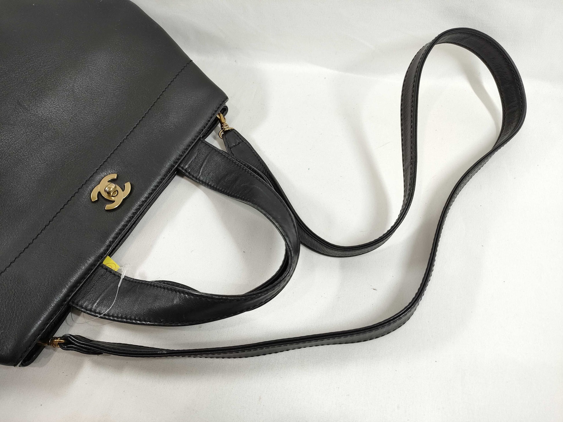 CHANEL Executive Turnlock 2-Way Tote Bag
