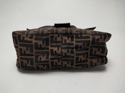 FENDI Zucca Mamma Bucket Shoulder Bag