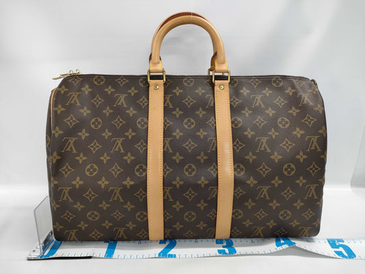 LOUIS VUITTON Monogram M41418 Keepall Bandouliere 45 Boston Bag