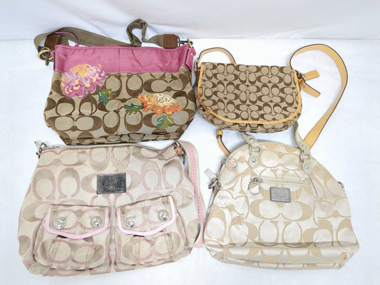 COACH Signature 4-Piece Shoulder Bag Set