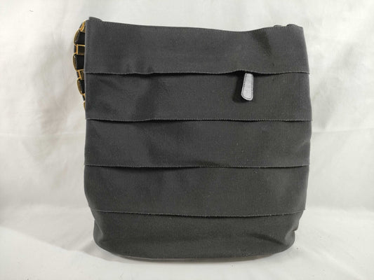 Salvatore Ferragamo Vara Chain Frill Canvas Tote Handbag