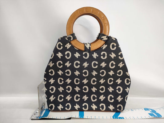 CELINE Macadam Denim Handbag