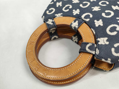 CELINE Macadam Denim Handbag
