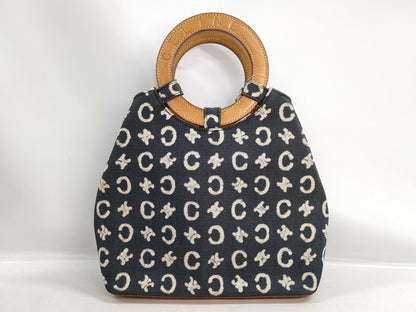 CELINE Macadam Denim Handbag