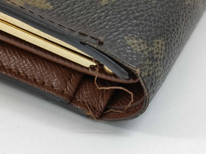LOUIS VUITTON Monogram M61633 Portemoët Bien Viennois Wallet