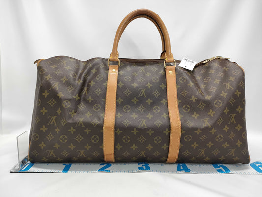 LOUIS VUITTON Monogram M41424 Keepall 55 Boston Bag